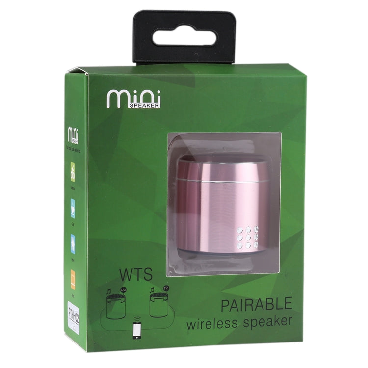 PTH-02 Portable True Wireless Stereo Mini Bluetooth Speaker with LED Indicator & Sling