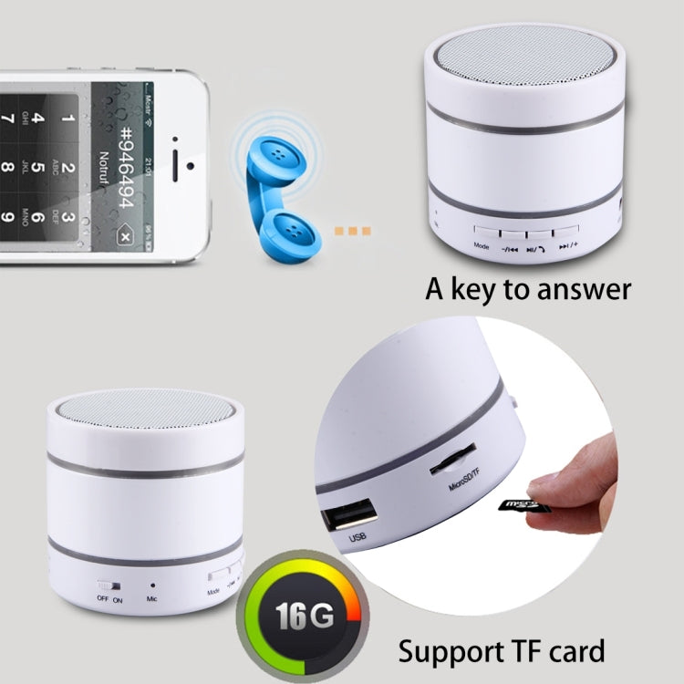 YX-S09U Multifunctional Mini Card Music Playback Bluetooth Speaker , with Color Light, Support Handfree Call & TF Card & U-disk & AUX Audio & FM Function & Earphone Out