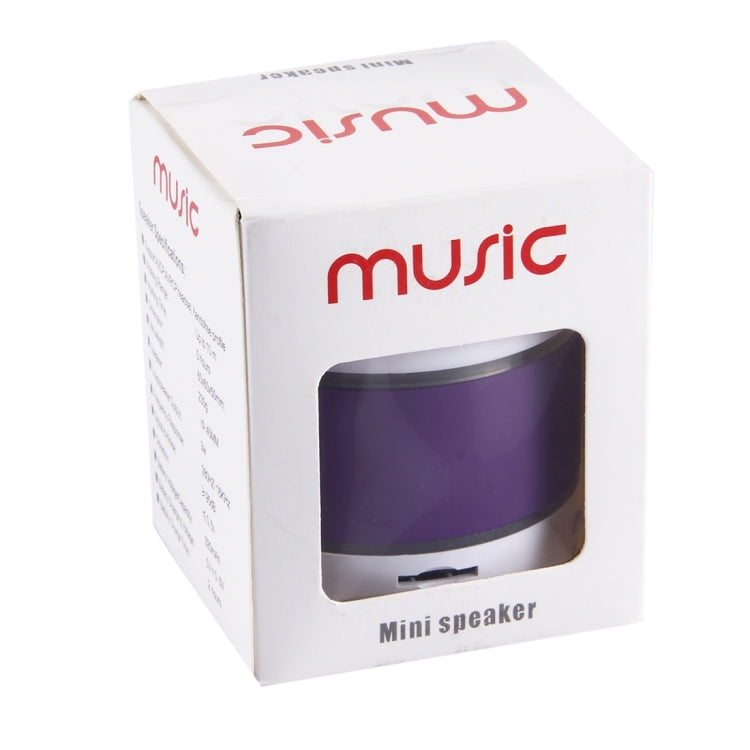 YX-S09U Multifunctional Mini Card Music Playback Bluetooth Speaker , with Color Light, Support Handfree Call & TF Card & U-disk & AUX Audio & FM Function & Earphone Out
