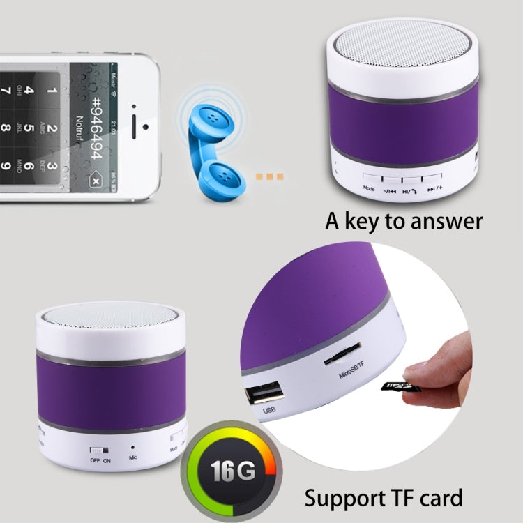 YX-S09U Multifunctional Mini Card Music Playback Bluetooth Speaker , with Color Light, Support Handfree Call & TF Card & U-disk & AUX Audio & FM Function & Earphone Out
