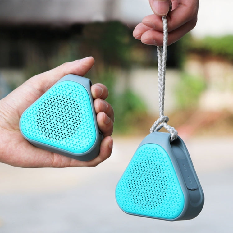 W-KING S2 Portable Bluetooth 4.1 Stereo Speaker, with Built-in MIC & Lanyard, Support Hands-free & Aux-in & TF Card & FM & MP3, Bluetooth Distance: 10m(Yellow)