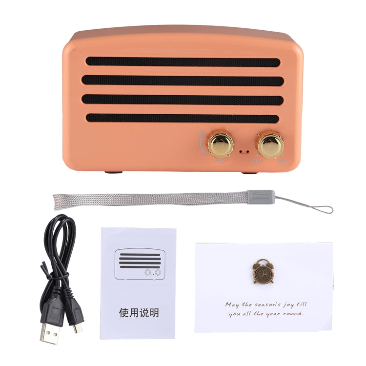 Portable Wireless Bluetooth V4.2 Stereo Speaker with Lanyard, Built-in MIC, Support Hands-free Calls & TF Card & AUX IN & FM, Bluetooth Distance: 10m
