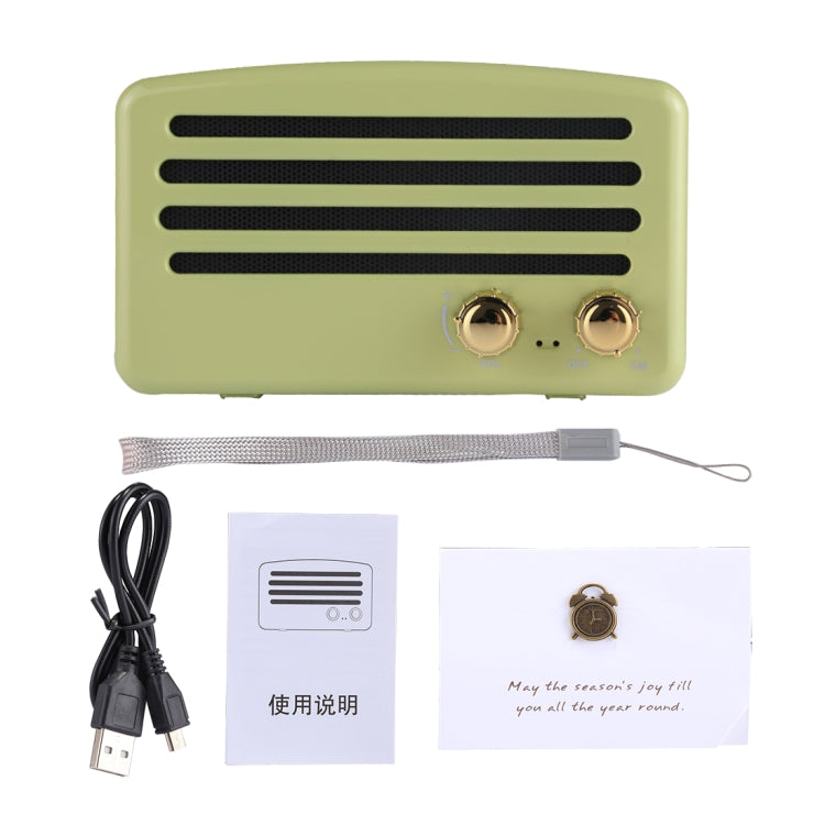 Portable Wireless Bluetooth V4.2 Stereo Speaker with Lanyard, Built-in MIC, Support Hands-free Calls & TF Card & AUX IN & FM, Bluetooth Distance: 10m