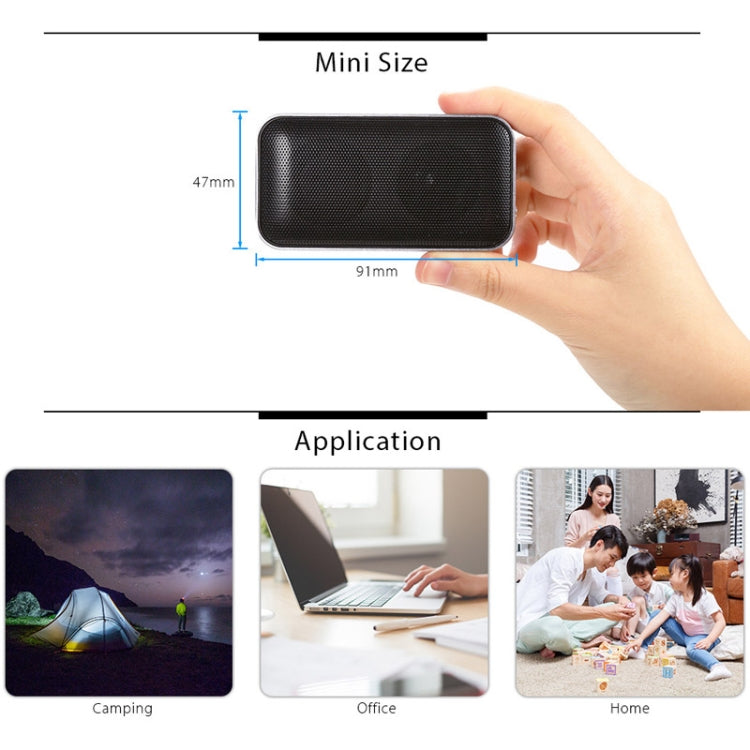 BT207 Portable Wireless Ultra-thin Bluetooth Speaker Mini Audio