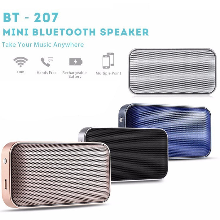 BT207 Portable Wireless Ultra-thin Bluetooth Speaker Mini Audio
