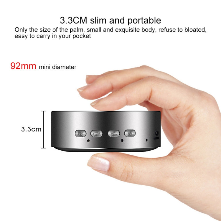 S1 Mini Bluetooth Speaker WeChat Collection Voice Broadcaster (Gold)