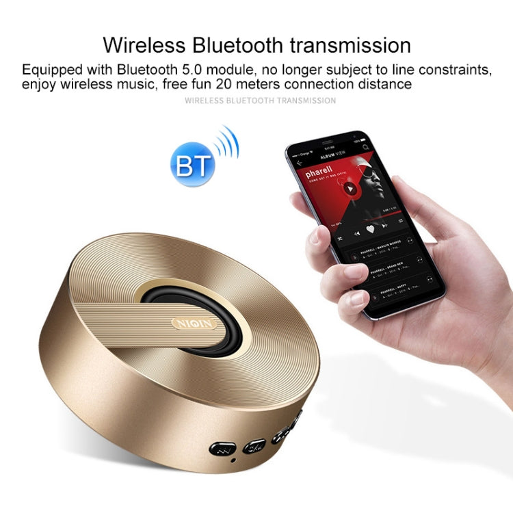 S1 Mini Bluetooth Speaker WeChat Collection Voice Broadcaster (Gold)