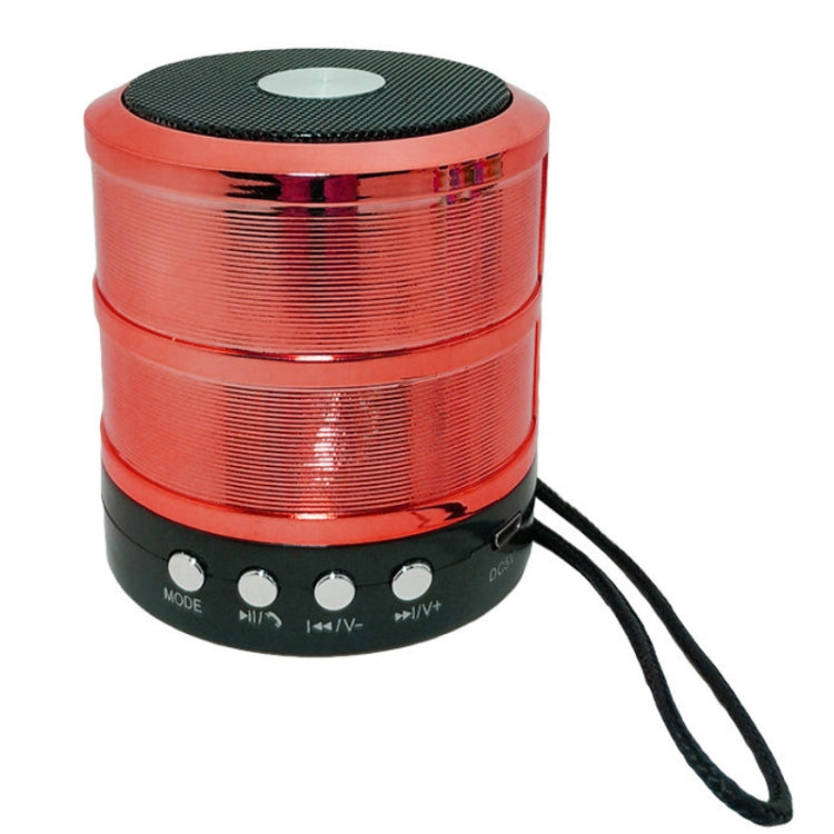 WS-887 Bluetooth Speaker with Lanyard, Support Hands-free Call & FM & U Disk & TF Card & AUX