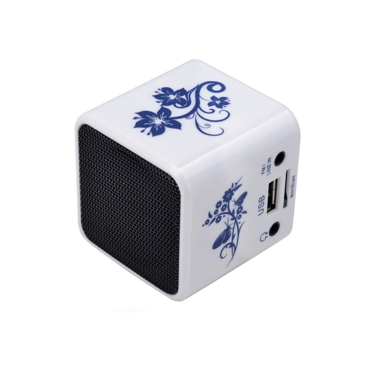 NiZHi TT-032A Multifunctional Card Music Playback Speaker, with LCD Display & Color Light, Support TF Card & AUX Line In and Out & FM & Alarm Clock and Display Time Function