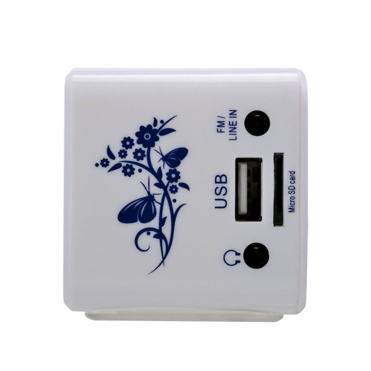 NiZHi TT-032A Multifunctional Card Music Playback Speaker, with LCD Display & Color Light, Support TF Card & AUX Line In and Out & FM & Alarm Clock and Display Time Function