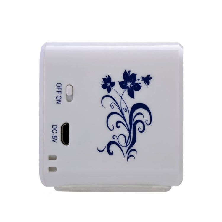 NiZHi TT-032A Multifunctional Card Music Playback Speaker, with LCD Display & Color Light, Support TF Card & AUX Line In and Out & FM & Alarm Clock and Display Time Function