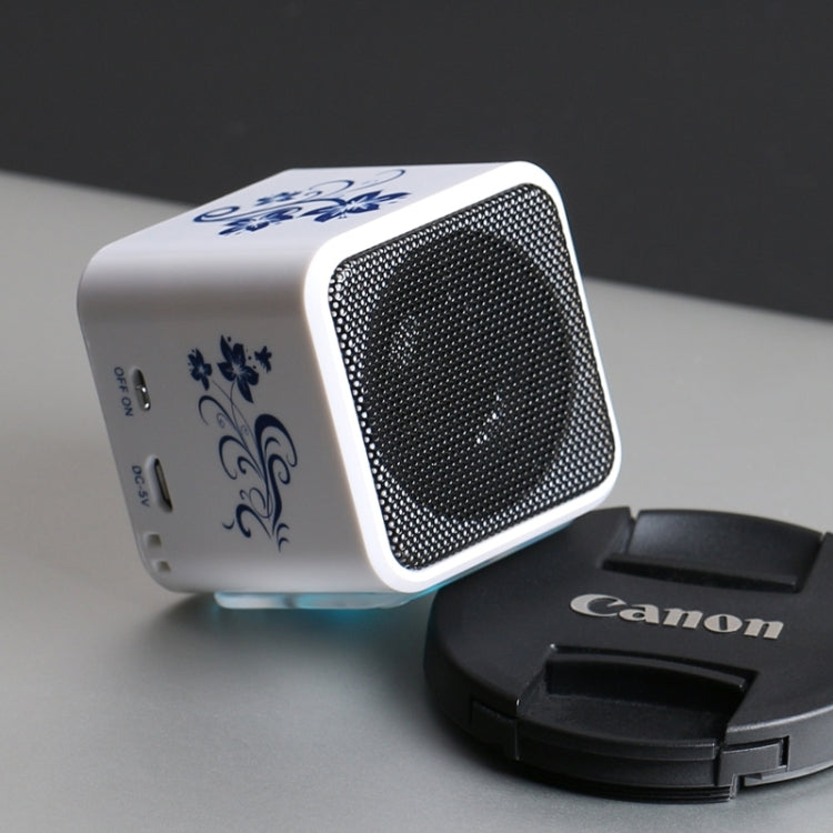 NiZHi TT-032A Multifunctional Card Music Playback Speaker, with LCD Display & Color Light, Support TF Card & AUX Line In and Out & FM & Alarm Clock and Display Time Function