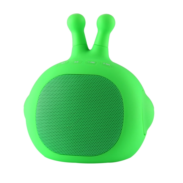 Portable Stereo Music Wireless Bluetooth Speaker, Built-in MIC & 3.5mm Audio Cable, Support Hands-free Calls & TF Card, Bluetooth Distance: 10m (Green)
