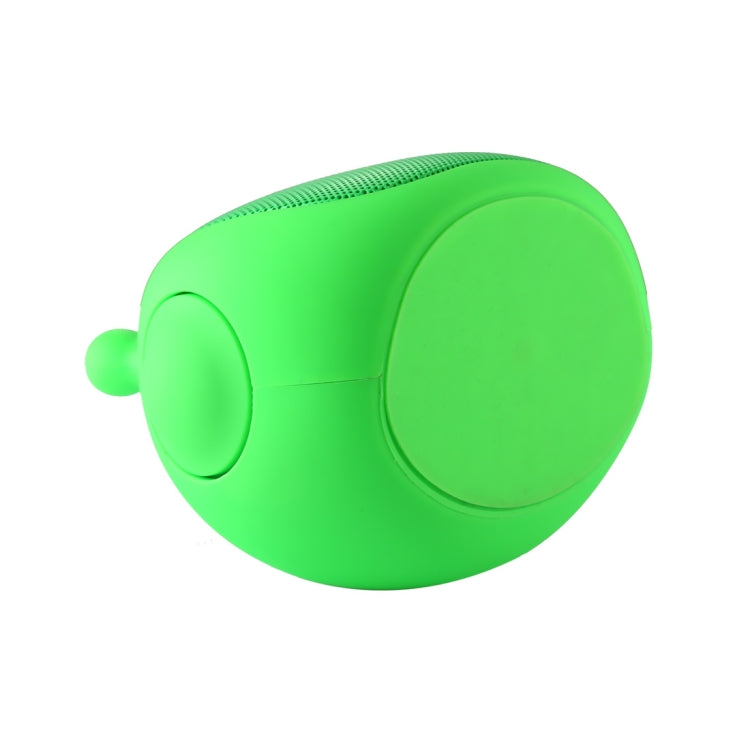 Portable Stereo Music Wireless Bluetooth Speaker, Built-in MIC & 3.5mm Audio Cable, Support Hands-free Calls & TF Card, Bluetooth Distance: 10m (Green)