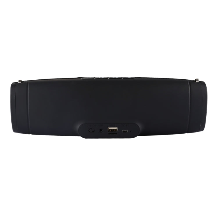 E9 Portable Waterproof Stereo Music Wireless Sports Bluetooth Speaker Mini TV with Strap, Built-in MIC, Support Hands-free Calls & TF Card & AUX Audio, Bluetooth Distance: 10m (Black)