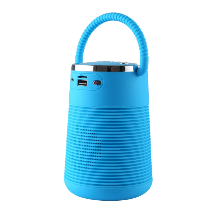 X27 Portable Stereo Music Wireless Bluetooth Speaker, Built-in MIC, Support Hands-free Calls & TF Card & AUX Audio & FM Function, Bluetooth Distance: 10m (Blue)