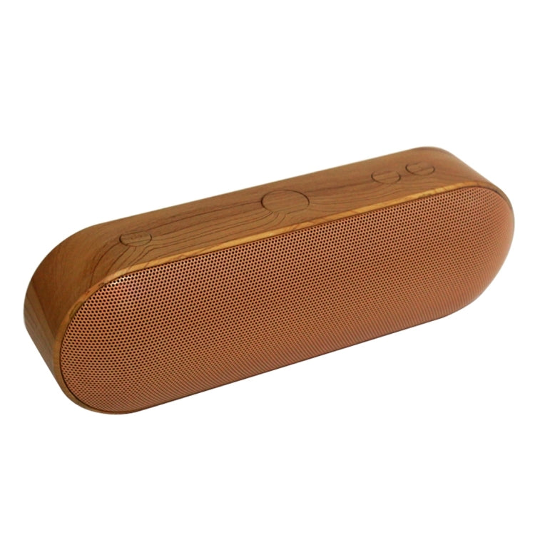 Z3 Mini Portable Wood Grain Pattern Bluetooth Stereo Speaker, with MIC, Support Hands-free Calls & TF Card & AUX, Bluetooth Distance: 10m