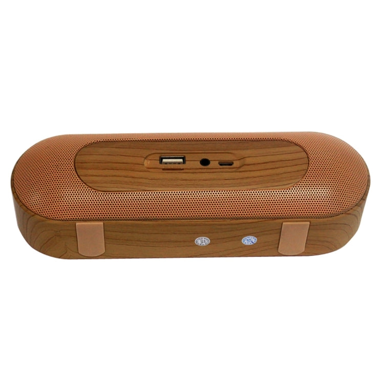 Z3 Mini Portable Wood Grain Pattern Bluetooth Stereo Speaker, with MIC, Support Hands-free Calls & TF Card & AUX, Bluetooth Distance: 10m
