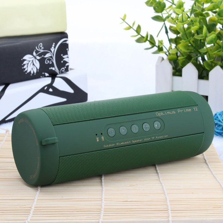 T2 3ATM Waterproof Portable Bluetooth Stereo Speaker, with Built-in MIC & LED & Hanging Hook, Support Hands-free Calls & TF Card, Bluetooth Distance: 10m