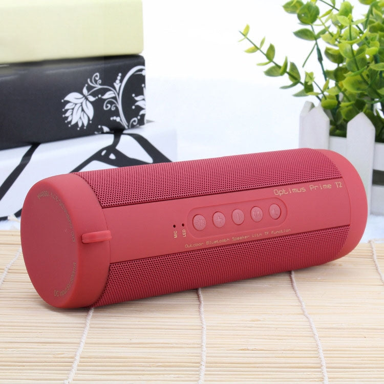 T2 3ATM Waterproof Portable Bluetooth Stereo Speaker, with Built-in MIC & LED & Hanging Hook, Support Hands-free Calls & TF Card, Bluetooth Distance: 10m