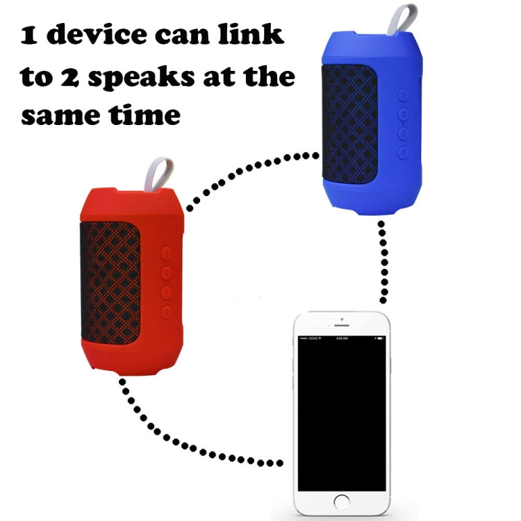 Portable Outdoor Riding Bluetooth Stereo Speaker, with Built-in MIC, Support Hands-free Calls & TF Card & AUX IN, Bluetooth Distance: 10m