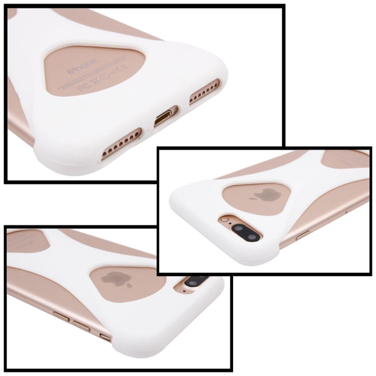 For iPhone 8 Plus & 7 Plus Anti-drop Silicone Protective Sleeve