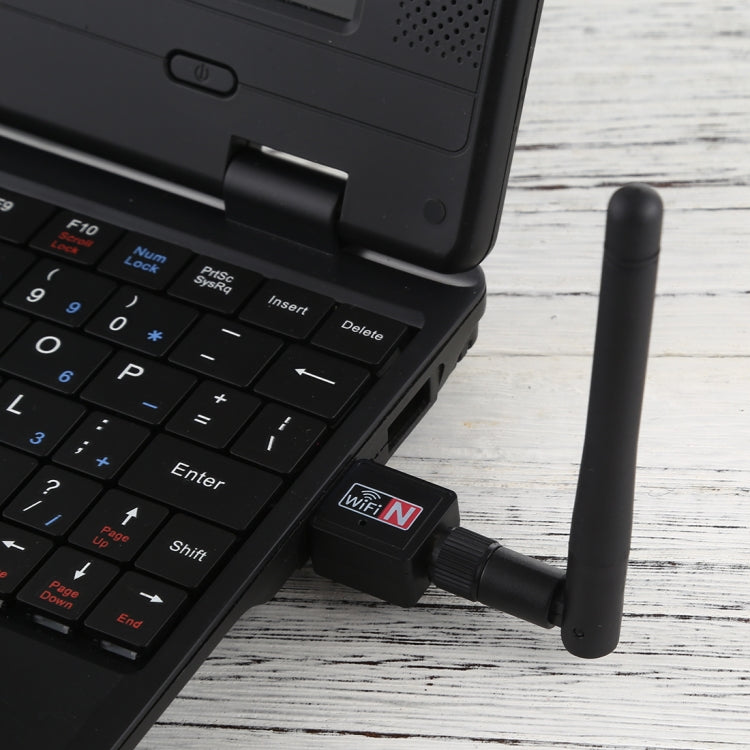 LV-UW02RK-2DB USB 2.0 150Mbps 2.4GHz WiFi Wireless Adapter + Antenna