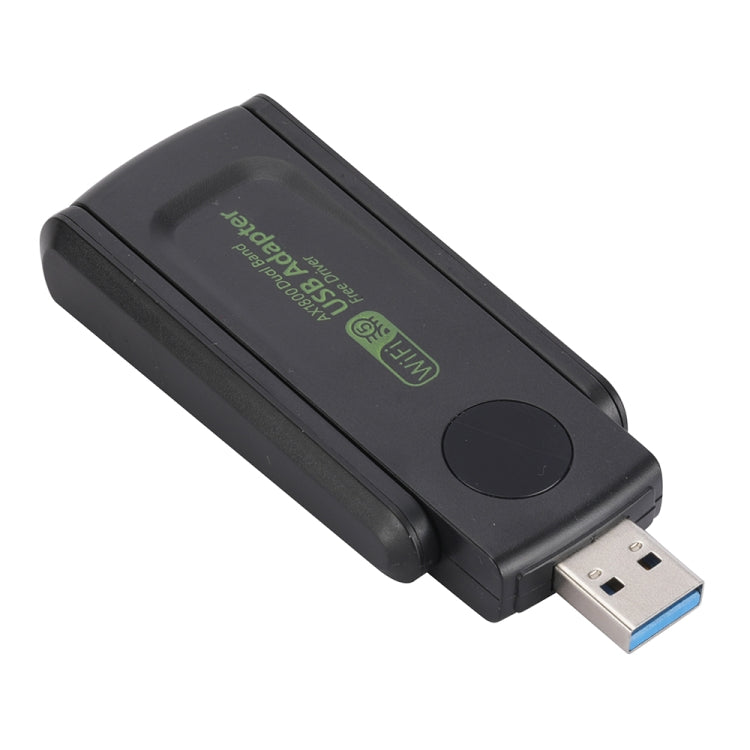 1516 Driverless Wireless Network Card Gigabit Dual Band 5G 150Mbps Computer USB Network Card  - Black