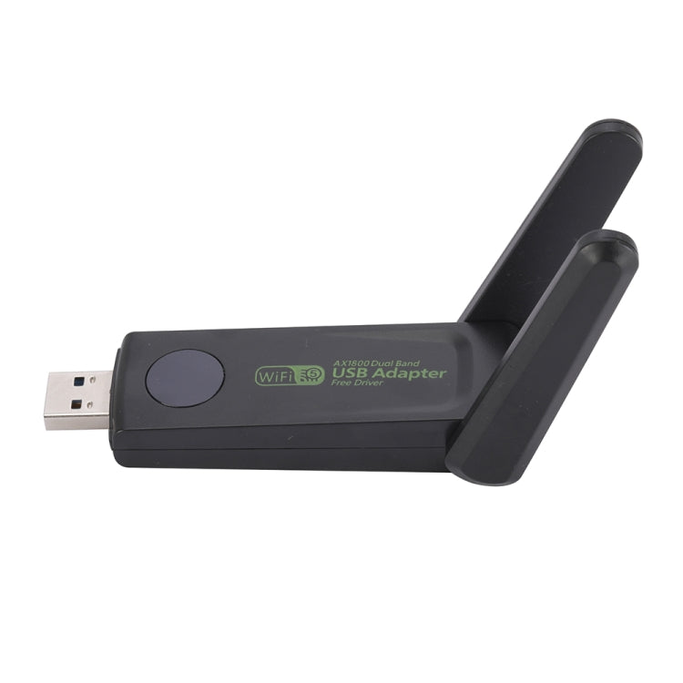 1516 Driverless Wireless Network Card Gigabit Dual Band 5G 150Mbps Computer USB Network Card  - Black