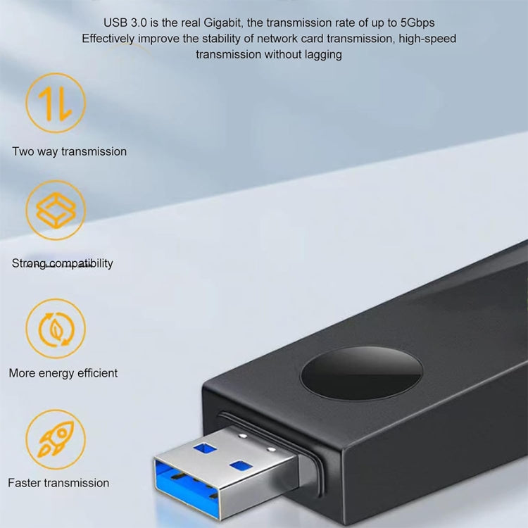 1516 Driverless Wireless Network Card Gigabit Dual Band 5G 150Mbps Computer USB Network Card  - Black