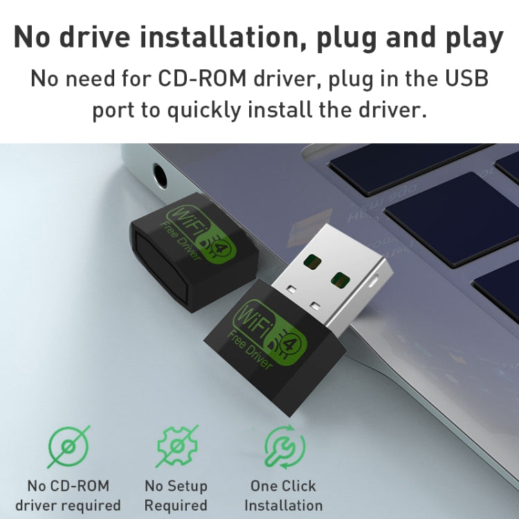 150Mbps Mini USB Wireless Network Adapter WiFi Signal Receiver