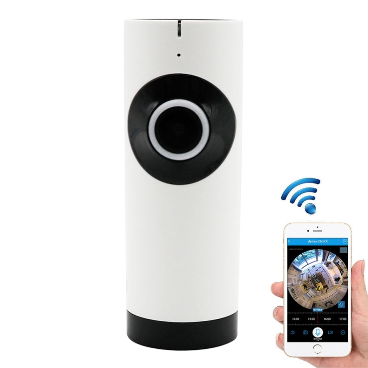 FV-A1801-720P 1.0MP 720P HD 180 Degrees Wide Angle WiFi Security IP Camera, Support Infrared Night Vision / Motion Detection / TF Card, EU Plug