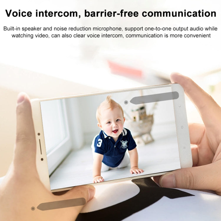 Difang DF- Y006 720P Intelligent Robot Wireless Camera HD Night Vision Wifi Network Phone Remote Home Monitor(Black)