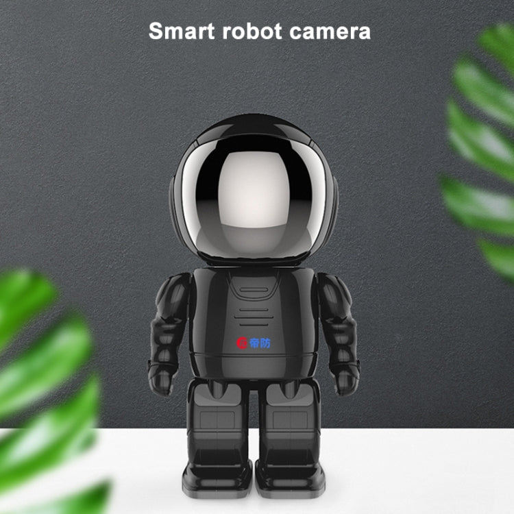 Difang DF- Y006 720P Intelligent Robot Wireless Camera HD Night Vision Wifi Network Phone Remote Home Monitor(Black)