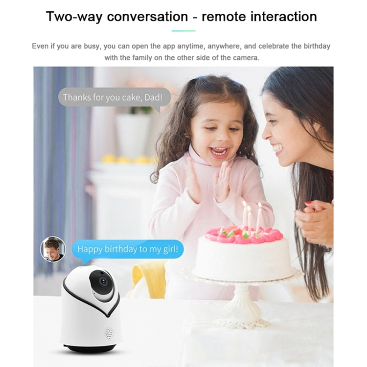 Y10C Smart 1080P 2.0MP Security WiFi Video Camera, Support Monitor Detection & IR Night Vision & TF Card(White)