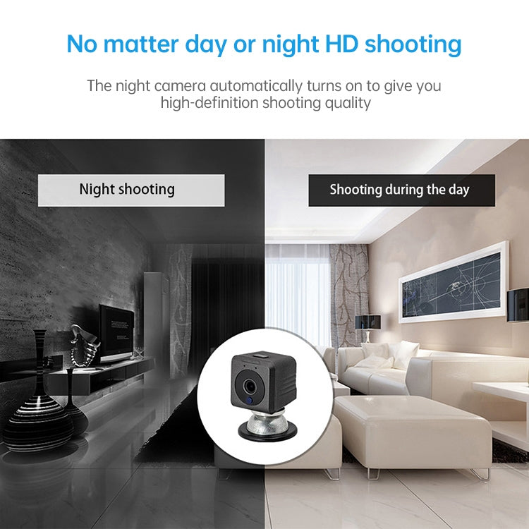 A1081 720P P2P IP Camera / Wireless WiFi remote monitoring  Mini DV Camera, with IR Night Vision & Built-in Magnet Function & Mobile Phone Remote Control(Black)