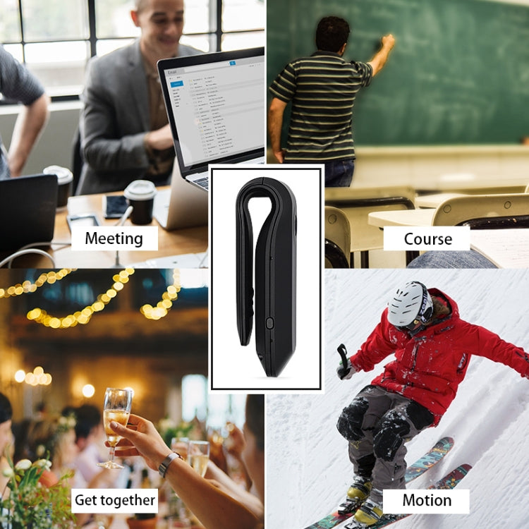 A1803 1280 Ã— 960P Portable Camera Pen / Portable recorder, with TF Card Slot & Support WIFI & Mobile Phones Control(Black)
