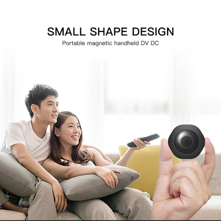 H6 HD1080P P2P Wearable Mini DV Camera, with IR Night Vision & Imported High-Definition Lens(Black)