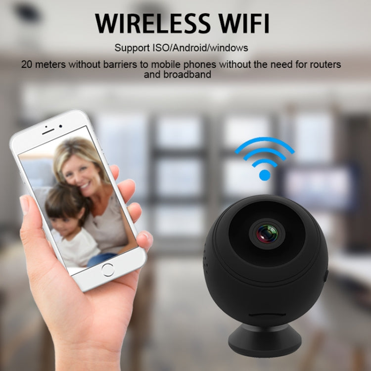 V1 HD 1080P Camera Lens, Supports WIFI & Remote Monitoring &155 degrees Wide Angle & TF Card
