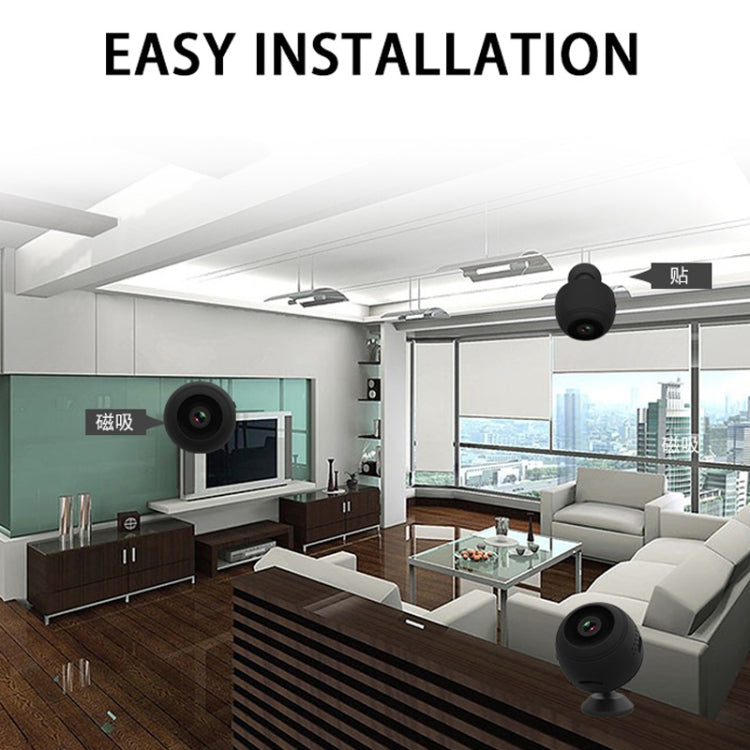 V1 HD 1080P Camera Lens, Supports WIFI & Remote Monitoring &155 degrees Wide Angle & TF Card