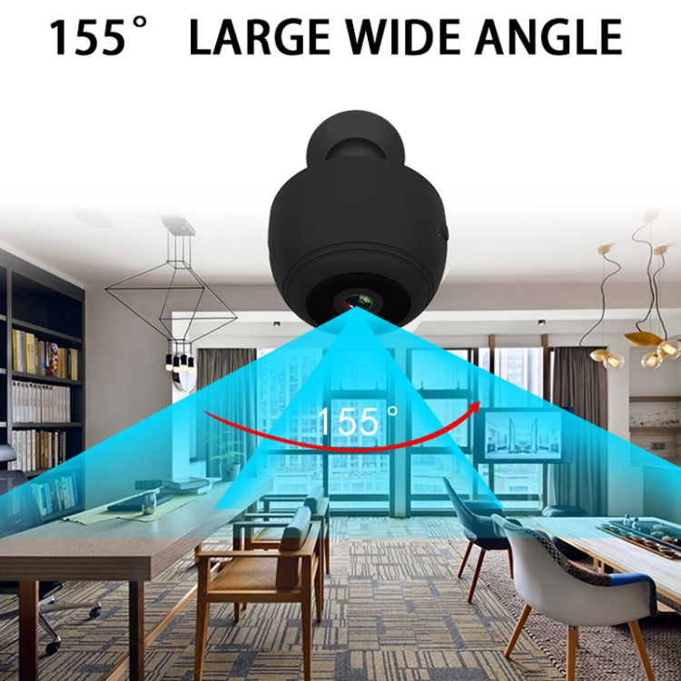 V1 HD 1080P Camera Lens, Supports WIFI & Remote Monitoring &155 degrees Wide Angle & TF Card