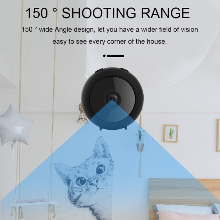 A11 HD 1920 x 1080P IP Camera Wireless WiFi Smart Security Camera, Support TF Card, USB, 150 Degree Wide Angle