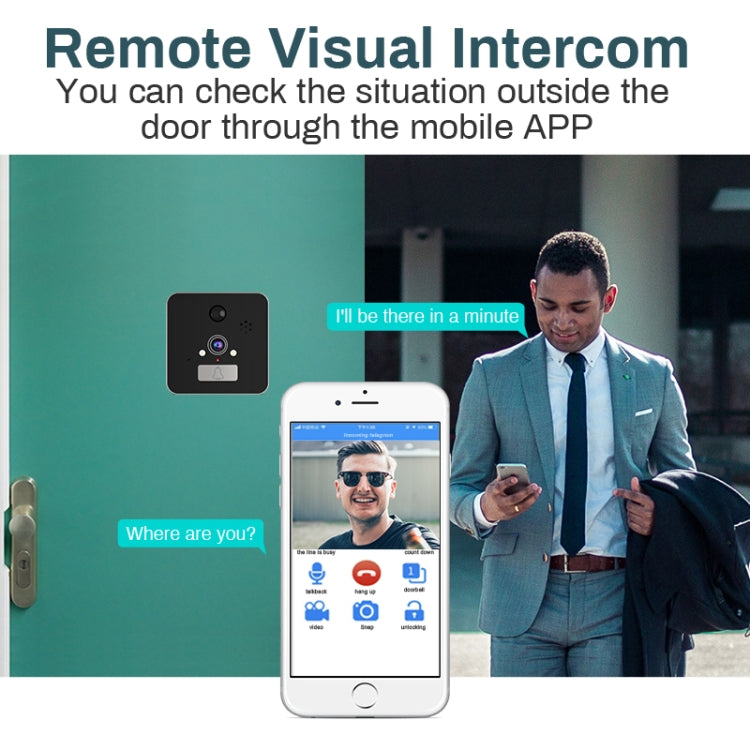 TS-MTK509 5 inch 1080P Smart Electronic Camera Eye Household Visible Doorbell, Android Version