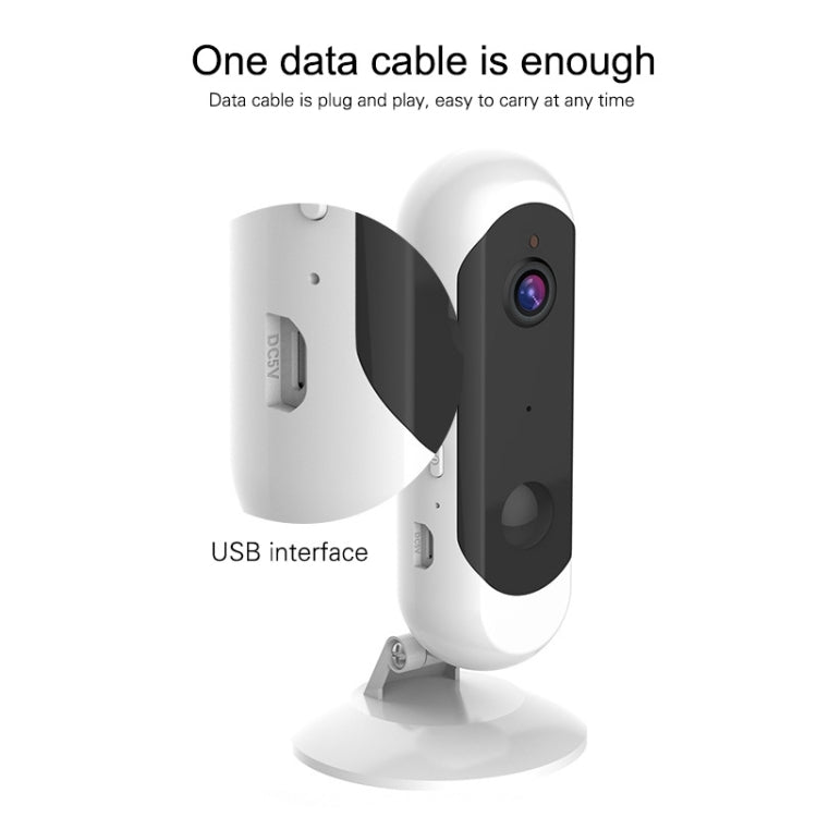 1080P HD Intelligent Unplugged Surveillance Wireless Camera without Memory