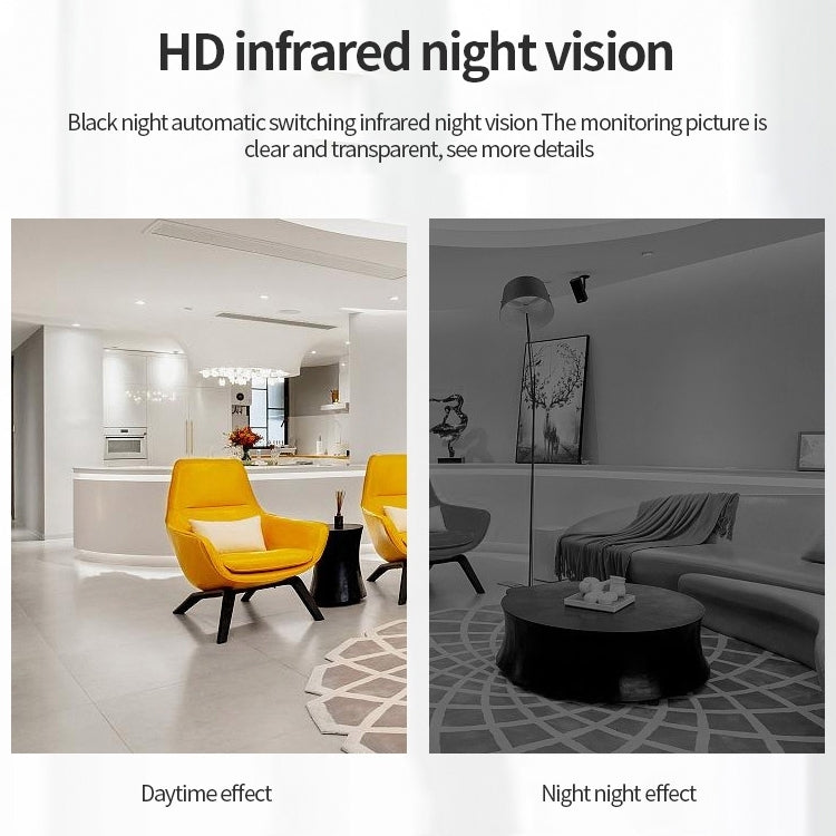 Y11 2 Million Pixels Household Rotatable Wireless WiFi HD Camera, Support Infrared Night Vision & Mobile Phone Remote Monitoring & Motion Detection / Alarm & Two-way Voice & TF Card