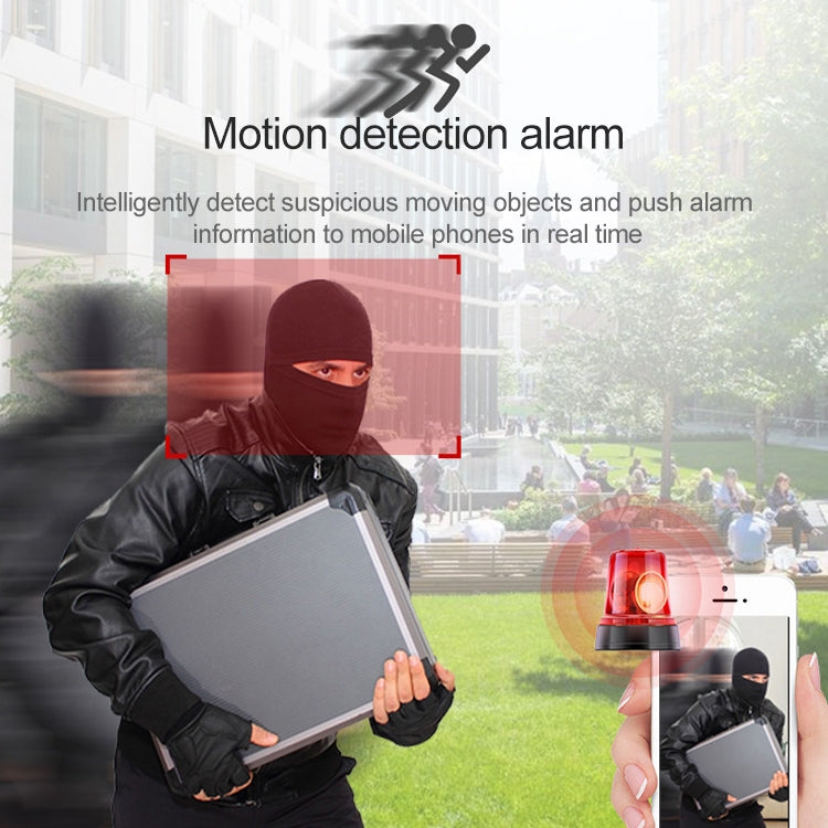 EC76 1080P WiFi IP66 Waterproof IP Camera, Support TF Card / Infrared Night Vision / Motion Detection, EU Plug