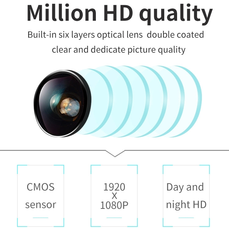EC76 1080P WiFi IP66 Waterproof IP Camera, Support TF Card / Infrared Night Vision / Motion Detection, EU Plug