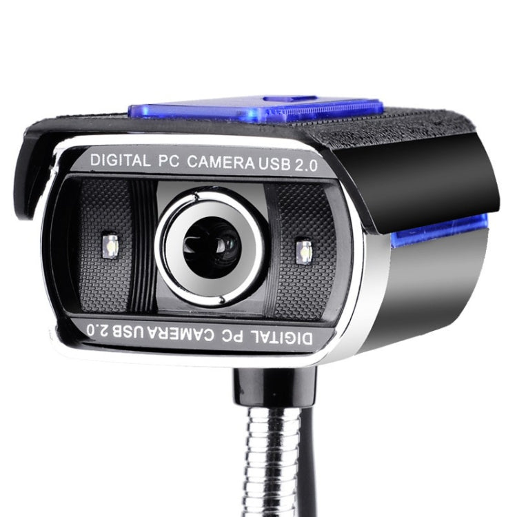 ASHU F11 HD Computer USB WebCam with Microphone & Bi-colour Light