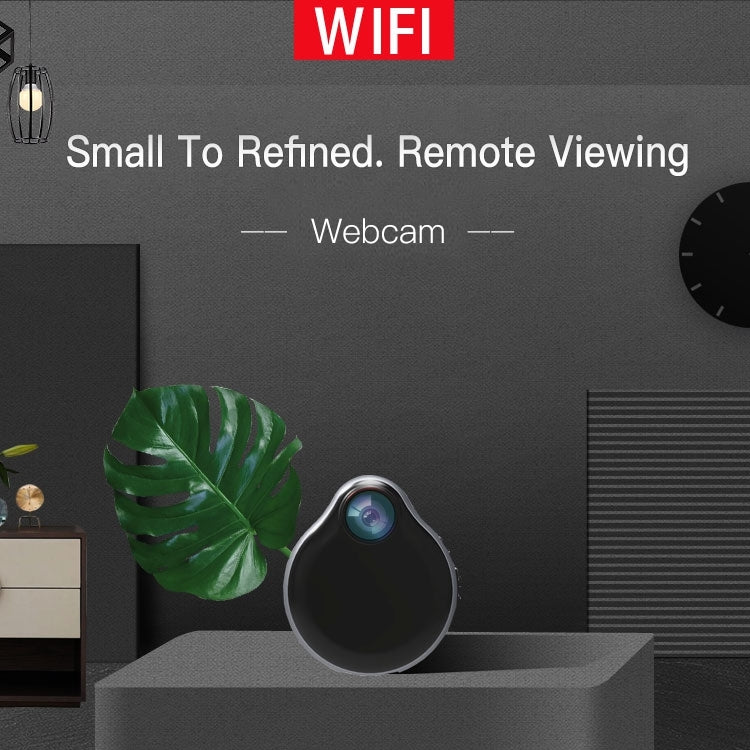 H13 1080P Droplet Design Mini Infrared Night Vision Camera (Black)