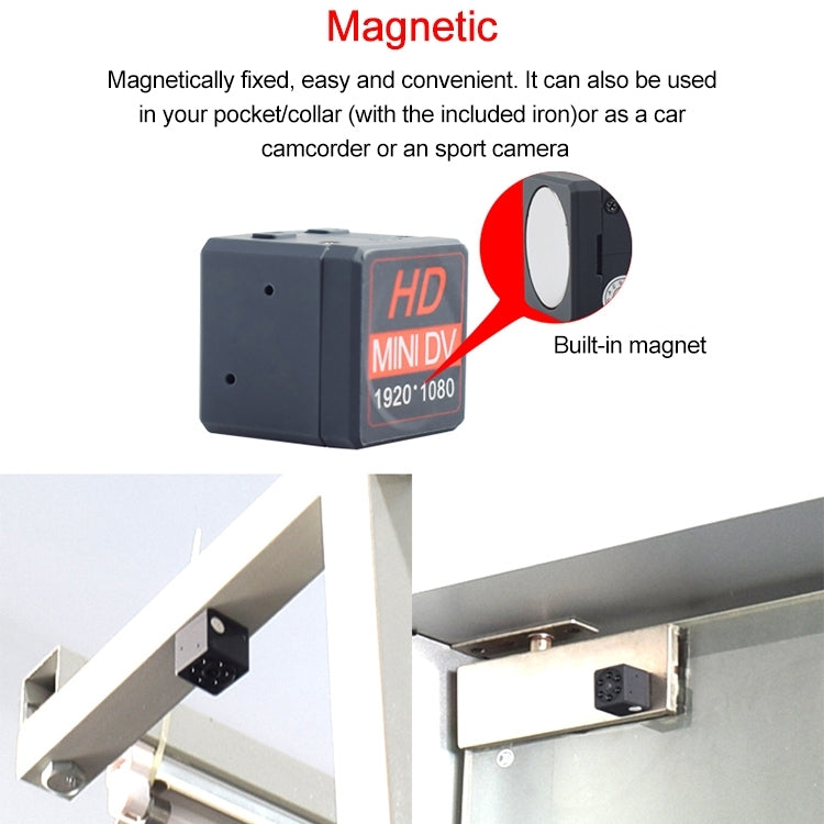 MD18A 1080P Smart Camera Digital Home Video Camera, Support Infrared Night Vision / Motion Detection / TF Card